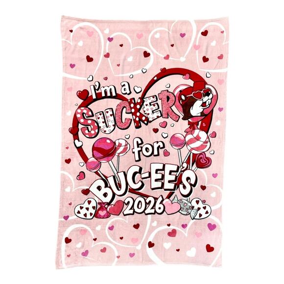 Buc-ee’s Valentine's Day 2026 Blanket - Picture 2 of 4